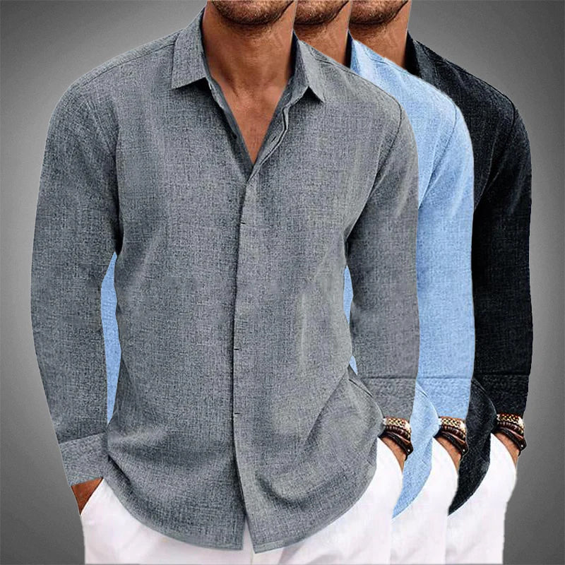 Gilet elegante da uomo a maniche lunghe, regolabile e trasparente, con collo punzonato alla moda