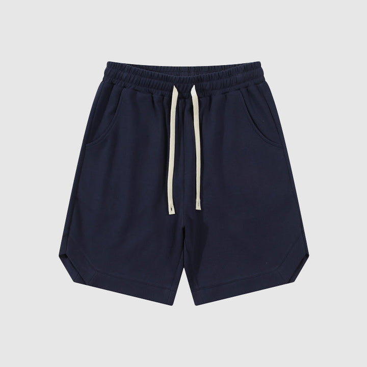 Pantaloncini sportivi da uomo in morbido cotone in stile retrò - comfort e classicità