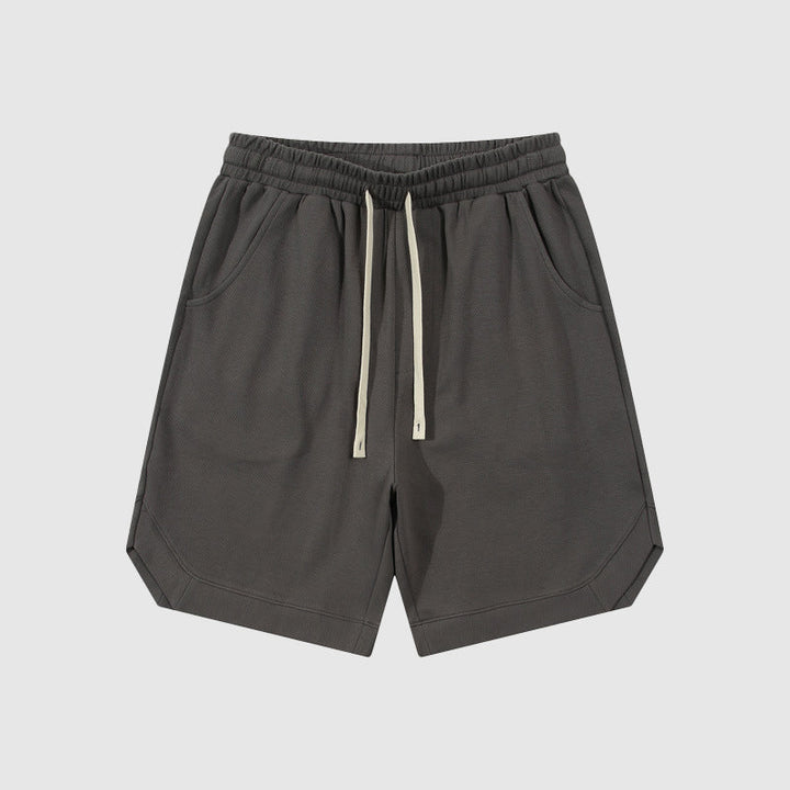 Pantaloncini sportivi da uomo in morbido cotone in stile retrò - comfort e classicità