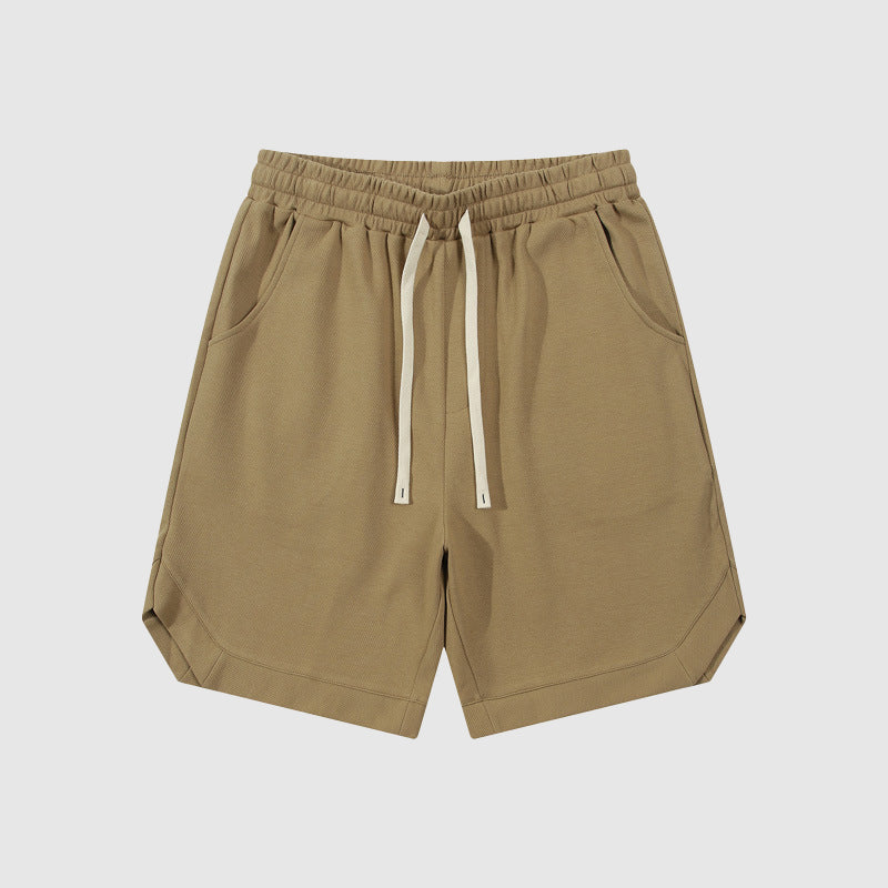 Pantaloncini sportivi da uomo in morbido cotone in stile retrò - comfort e classicità
