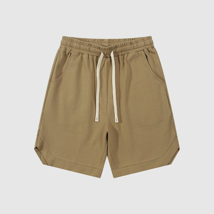 Pantaloncini sportivi da uomo in morbido cotone in stile retrò - comfort e classicità
