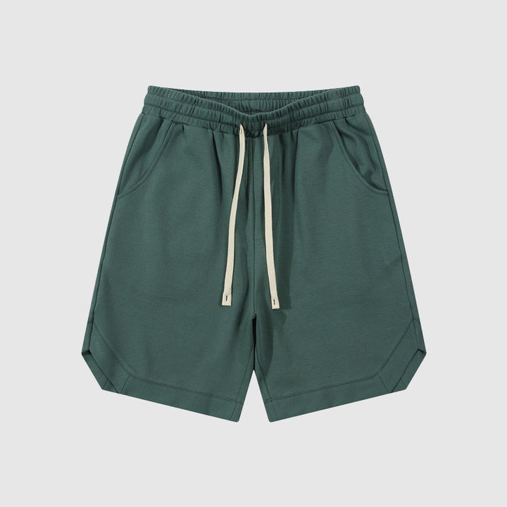 Pantaloncini sportivi da uomo in morbido cotone in stile retrò - comfort e classicità