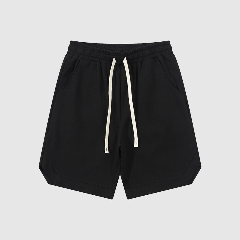 Pantaloncini sportivi da uomo in morbido cotone in stile retrò - comfort e classicità