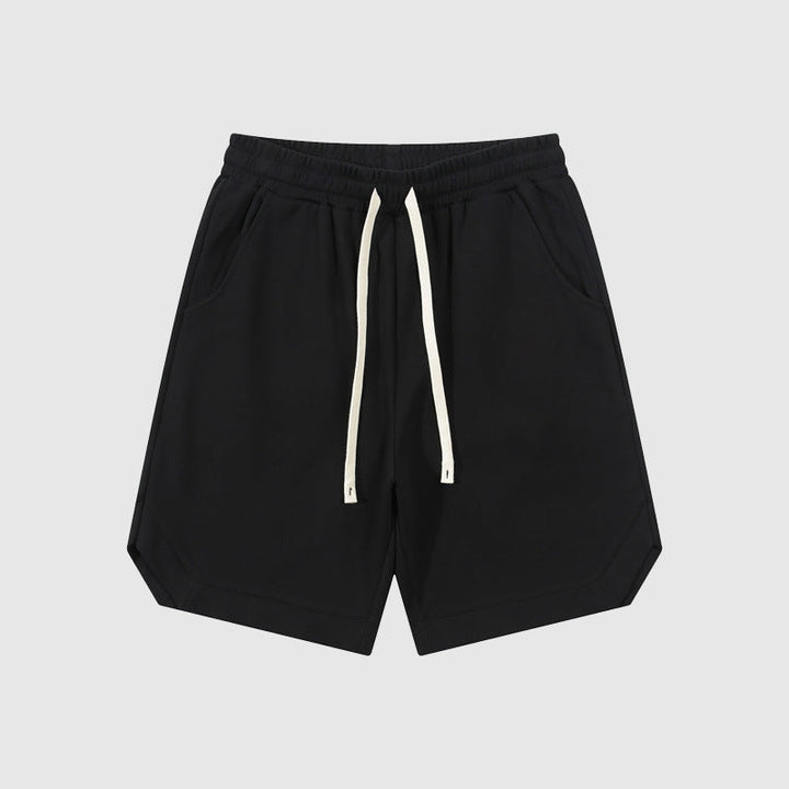 Pantaloncini sportivi da uomo in morbido cotone in stile retrò - comfort e classicità