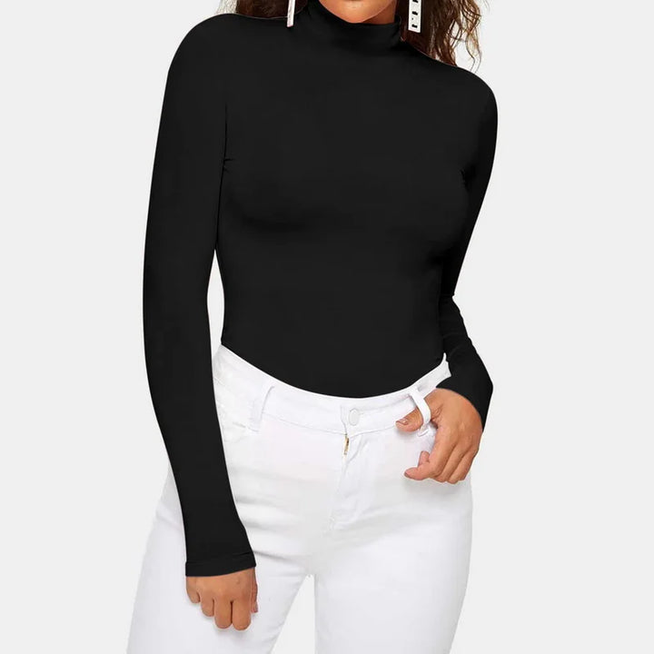 Body de golf per donne - Coupe élastique confortable avec manches longues élégantes - l'indispensable parfait pour la superposition