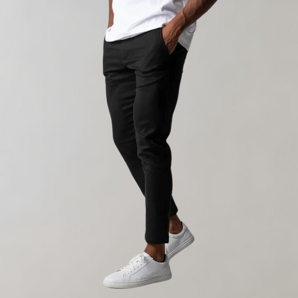 Pantaloni chino Leonardo Chic da uomo - Combinazione di comfort ed eleganza per il vostro stile