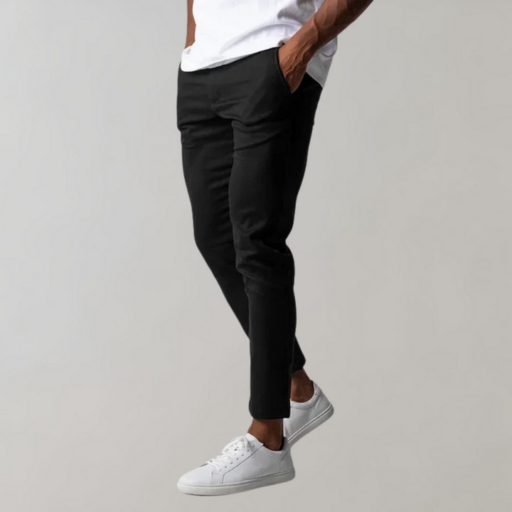 Pantaloni chino Leonardo Chic da uomo - Combinazione di comfort ed eleganza per il vostro stile