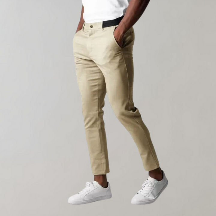 Pantaloni chino Leonardo Chic da uomo - Combinazione di comfort ed eleganza per il vostro stile