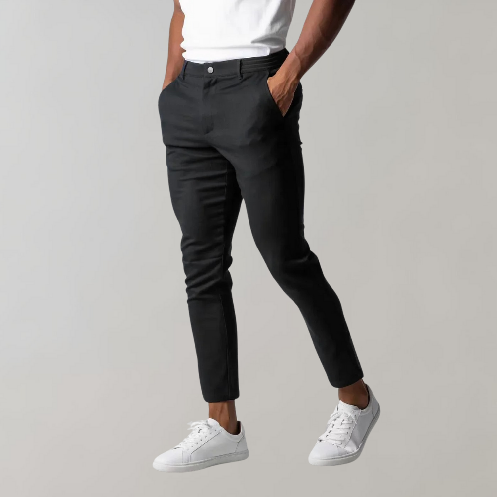 Pantaloni chino Leonardo Chic da uomo - Combinazione di comfort ed eleganza per il vostro stile