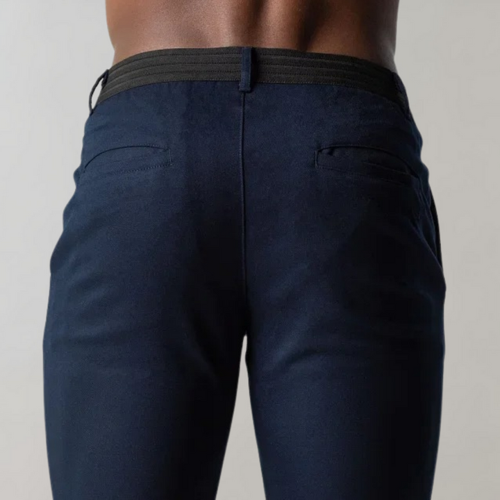 Pantaloni chino Leonardo Chic da uomo - Combinazione di comfort ed eleganza per il vostro stile