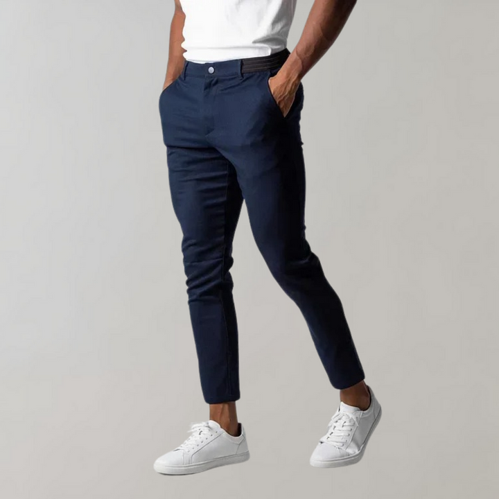 Pantaloni chino Leonardo Chic da uomo - Combinazione di comfort ed eleganza per il vostro stile