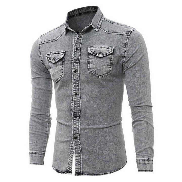 LARRY Elegante camicia a maniche lunghe - che unisce il comfort casual allo stile sofisticato