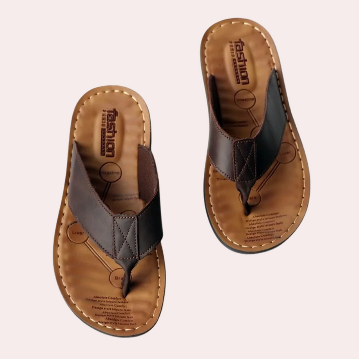Esclusive pantofole Lowell da uomo in pelle - comfort ed eleganza per la vita di tutti i giorni