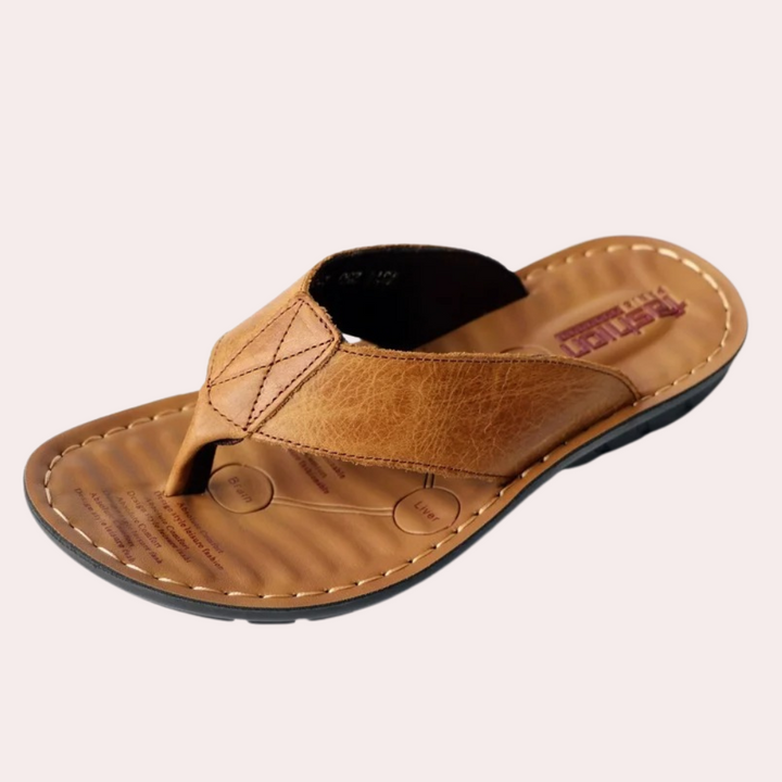 Esclusive pantofole Lowell da uomo in pelle - comfort ed eleganza per la vita di tutti i giorni