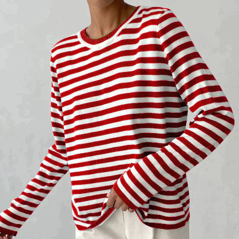 Elin - Felpa a righe per donne alla moda