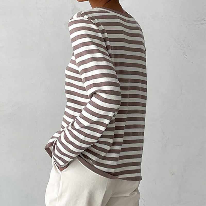 Elin - Felpa a righe per donne alla moda