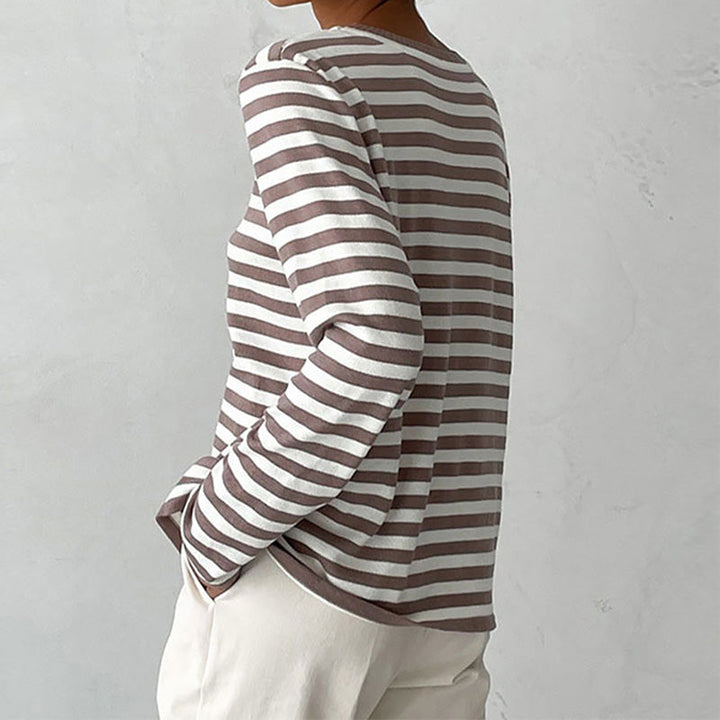 Elin - Felpa a righe per donne alla moda