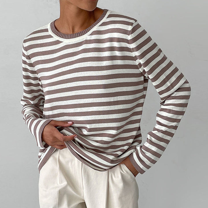 Elin - Felpa a righe per donne alla moda