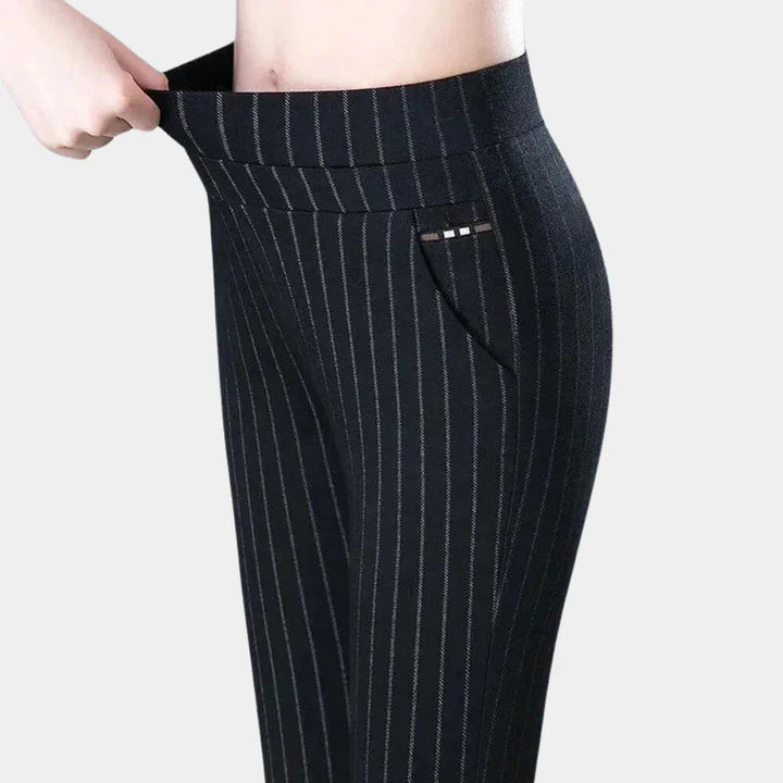 Yara - Eleganti pantaloni da donna a vita alta con gamba dritta per un look elegante e alla moda
