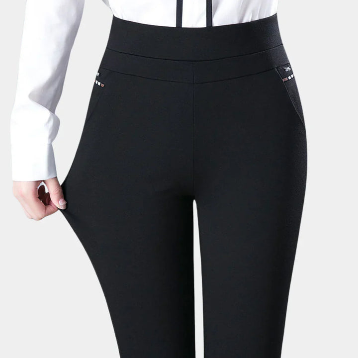 Yara - Eleganti pantaloni da donna a vita alta con gamba dritta per un look elegante e alla moda