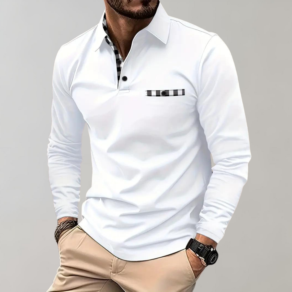Elegante T-shirt da uomo a maniche lunghe di Mats - comfort e stile per tutti i giorni