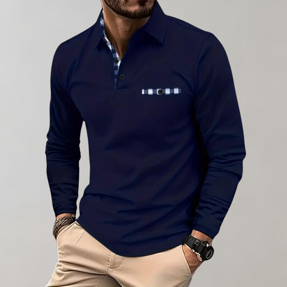 Elegante T-shirt da uomo a maniche lunghe di Mats - comfort e stile per tutti i giorni