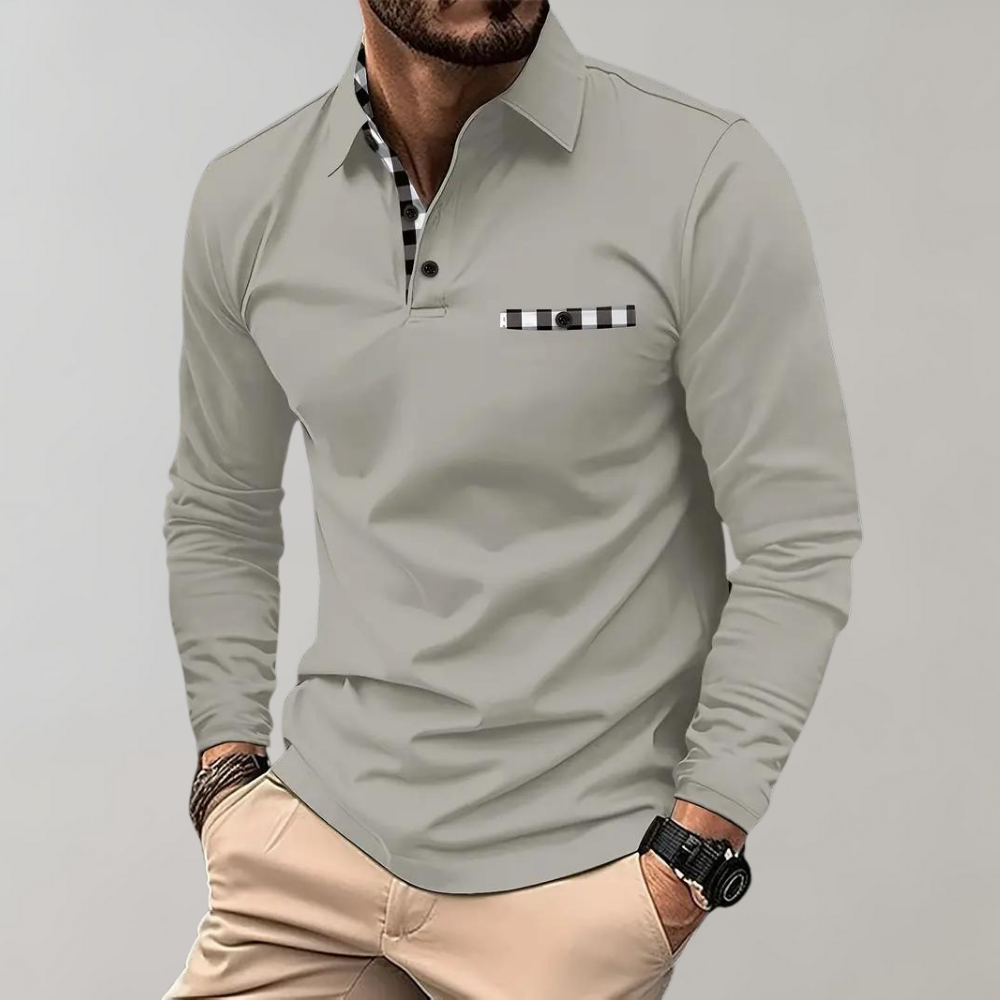 Elegante T-shirt da uomo a maniche lunghe di Mats - comfort e stile per tutti i giorni