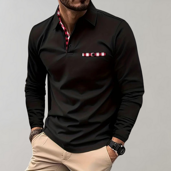 Elegante T-shirt da uomo a maniche lunghe di Mats - comfort e stile per tutti i giorni