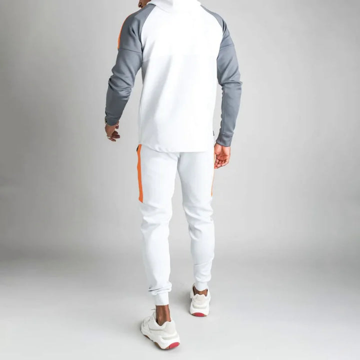 Elegante kit da allenamento per uomo con colori a contrasto per mettere in risalto il vostro look esclusivo