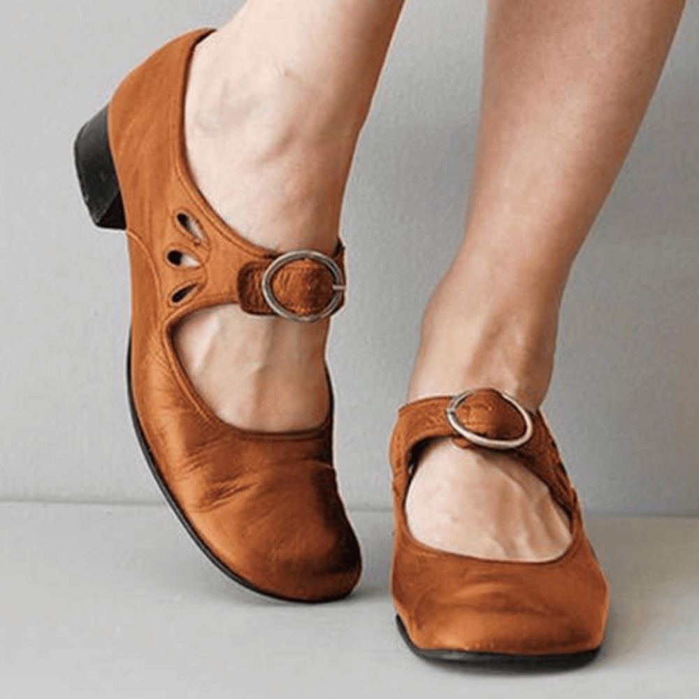 Scarpe vintage da donna alla moda, perfette per le giornate di sole!