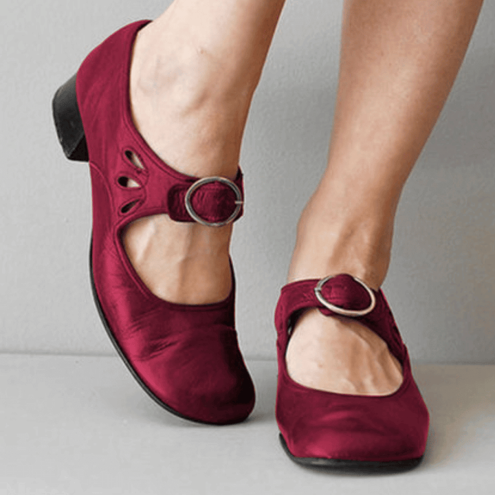 Scarpe vintage da donna alla moda, perfette per le giornate di sole!