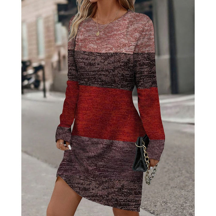 Accappatoio Mini in Tricot per Donna - Stile Contrattato con Maniche Lunghe e Rondelle di Cintura per un Confort Ottimale