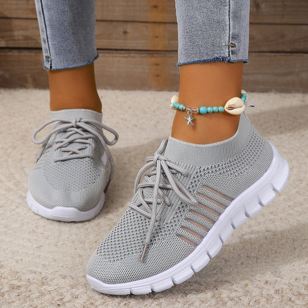 Sneakers sportive Flyknit da donna - ultraleggere, traspiranti, con calzata a calzino per il massimo comfort quotidiano