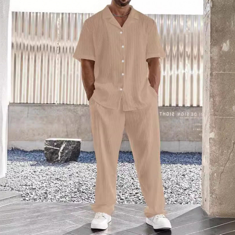 Set Contract da uomo - Maglietta elegante a maniche lunghe e comodi gilet per il massimo comfort e relax
