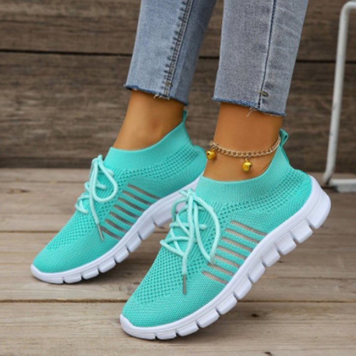 Sneakers sportive Flyknit da donna - ultraleggere, traspiranti, con calzata a calzino per il massimo comfort quotidiano