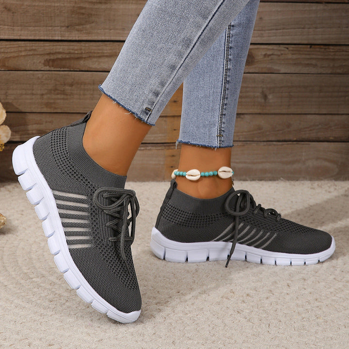 Sneakers sportive Flyknit da donna - ultraleggere, traspiranti, con calzata a calzino per il massimo comfort quotidiano