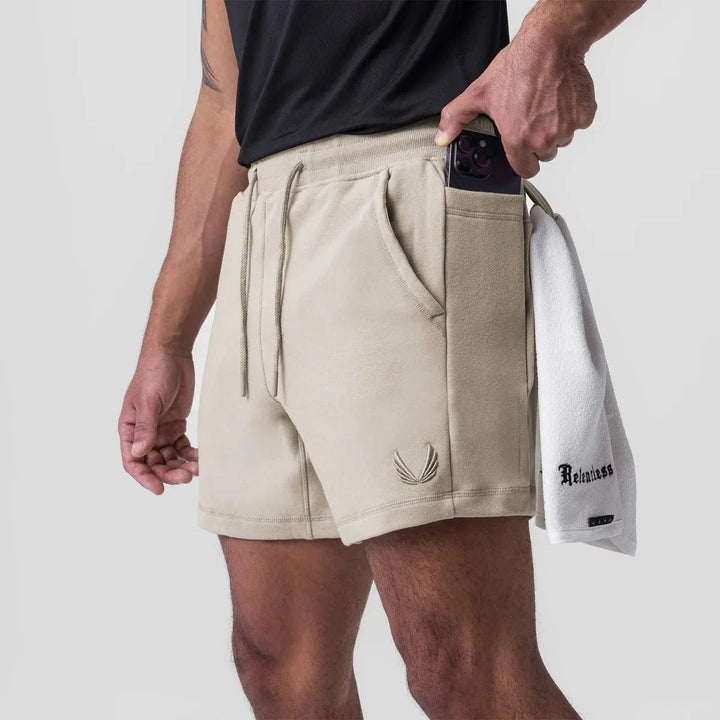 Macho Superiores Shorts para Hombres - Tejido Transpirable, Cintura Elástica, Bolsillos Laterales - Perfectos para Deportistas y Uso Casual