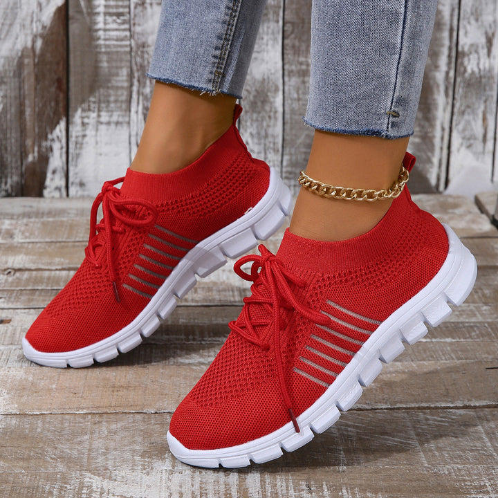 Sneakers sportive Flyknit da donna - ultraleggere, traspiranti, con calzata a calzino per il massimo comfort quotidiano