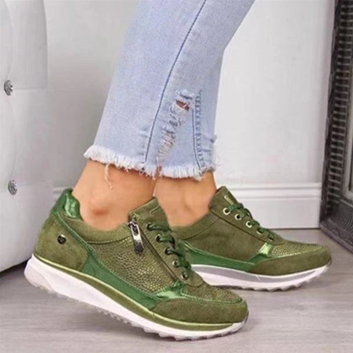 Sneakers da donna traspiranti con rete e supporto ortopedico per il massimo comfort