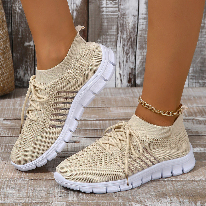 Sneakers sportive Flyknit da donna - ultraleggere, traspiranti, con calzata a calzino per il massimo comfort quotidiano