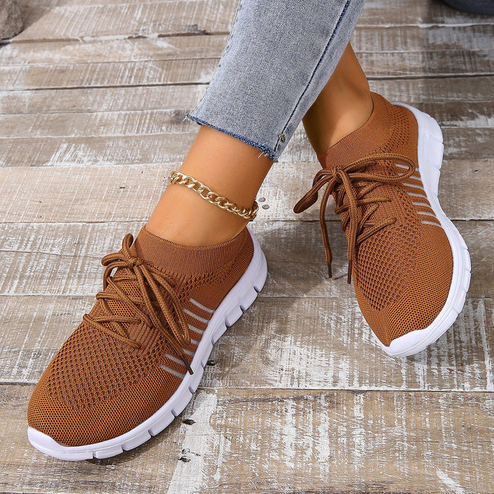 Sneakers sportive Flyknit da donna - ultraleggere, traspiranti, con calzata a calzino per il massimo comfort quotidiano