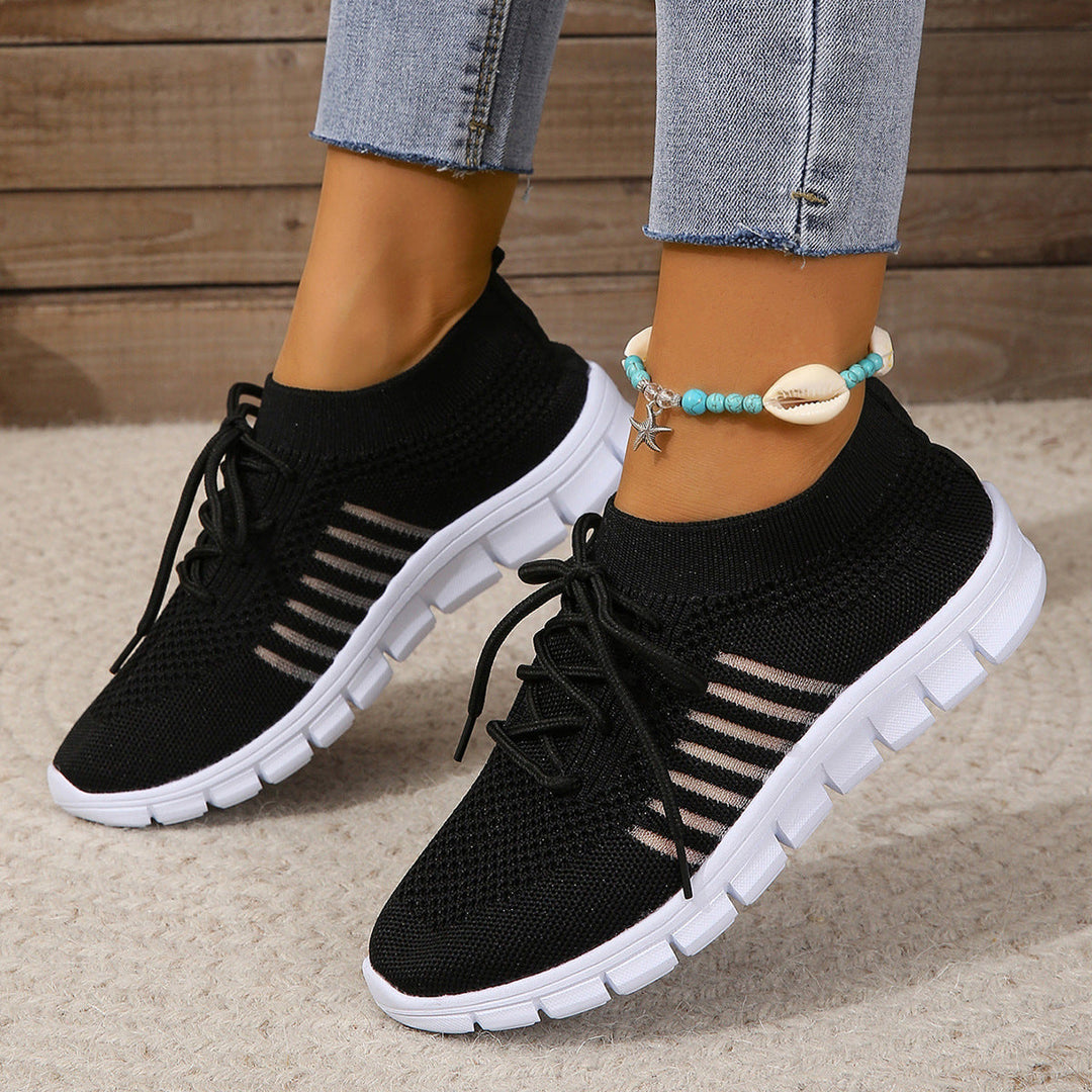 Sneakers sportive Flyknit da donna - ultraleggere, traspiranti, con calzata a calzino per il massimo comfort quotidiano