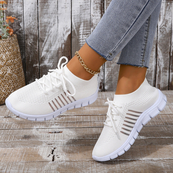 Sneakers sportive Flyknit da donna - ultraleggere, traspiranti, con calzata a calzino per il massimo comfort quotidiano
