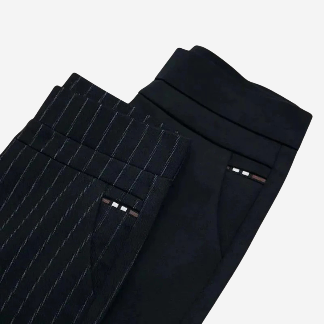 Yara - Eleganti pantaloni da donna a vita alta con gamba dritta per un look elegante e alla moda