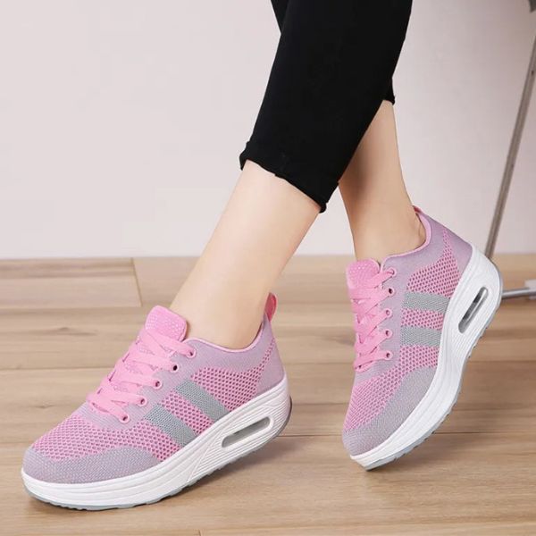 Scarpa sportiva da donna con ottima traspirabilità, tomaia confortevole e regolazione anteriore