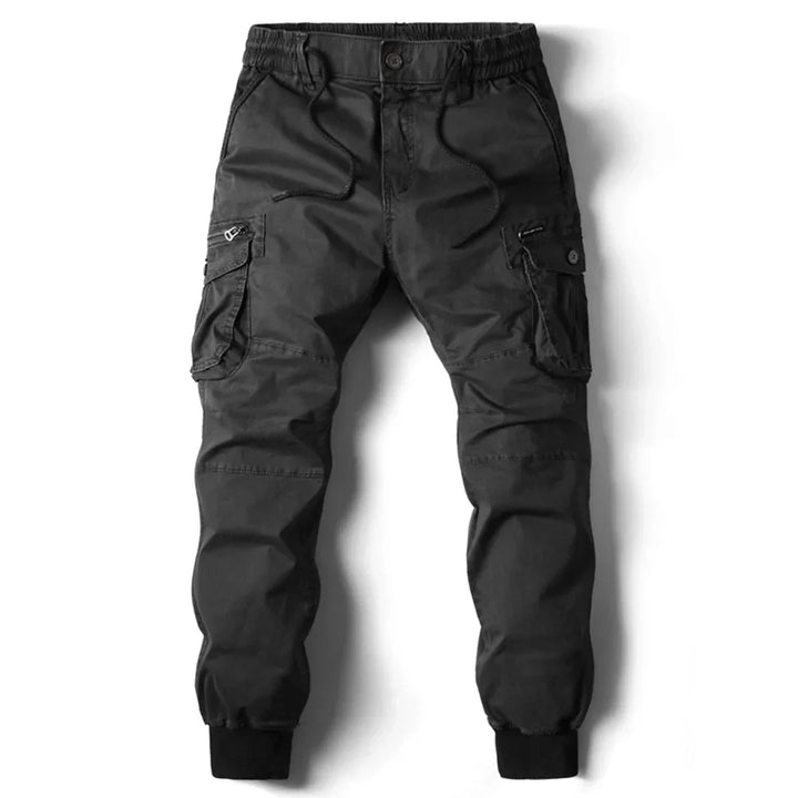 Pantaloni cargo tattici da uomo resistenti e confortevoli, con numerose tasche e funzioni di stoccaggio.