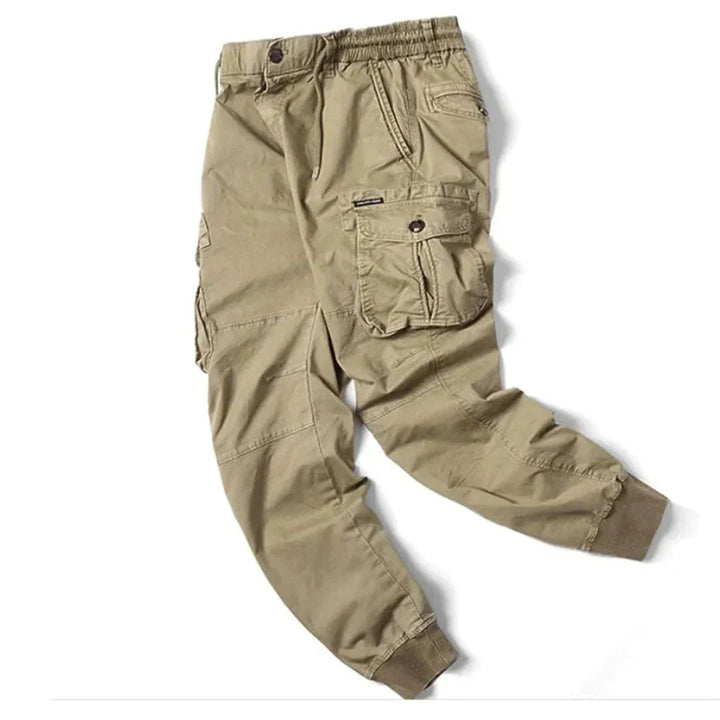 Pantaloni cargo tattici da uomo resistenti e confortevoli, con numerose tasche e funzioni di stoccaggio.