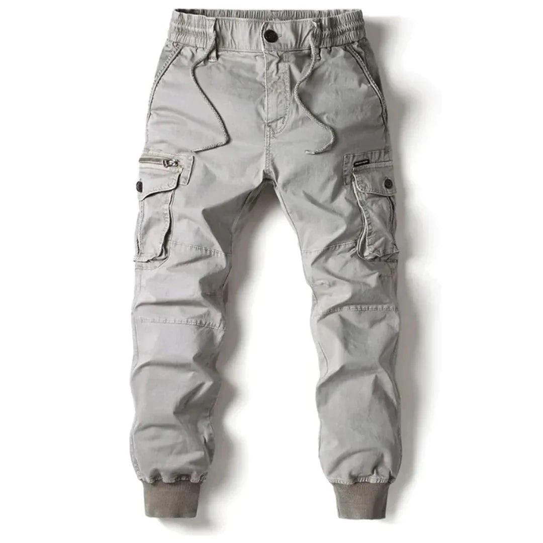 Pantaloni cargo tattici da uomo resistenti e confortevoli, con numerose tasche e funzioni di stoccaggio.