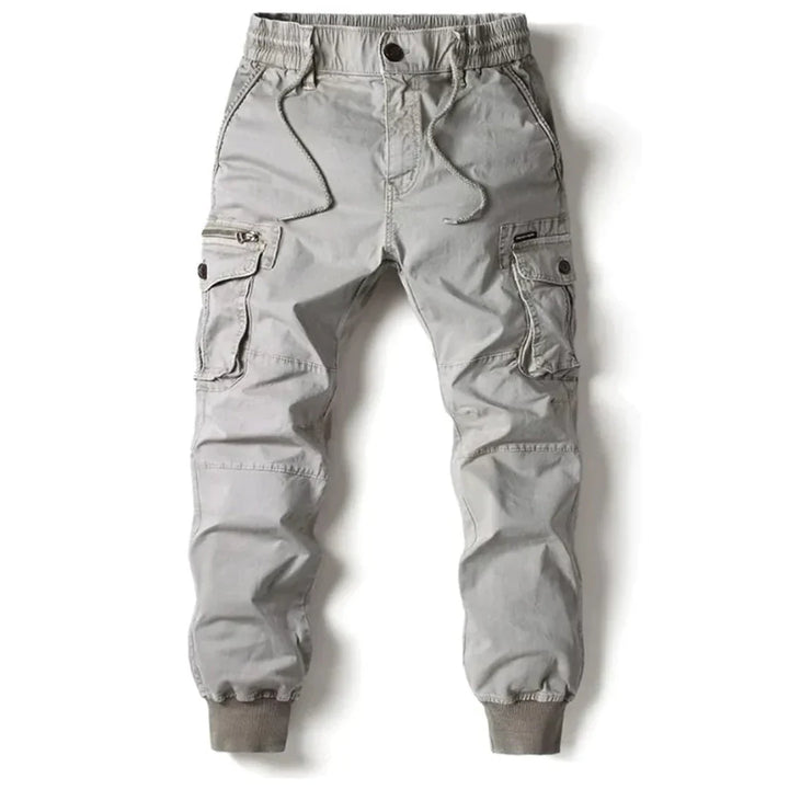 Pantaloni cargo tattici da uomo resistenti e confortevoli, con numerose tasche e funzioni di stoccaggio.