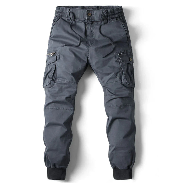 Pantaloni cargo tattici da uomo resistenti e confortevoli, con numerose tasche e funzioni di stoccaggio.